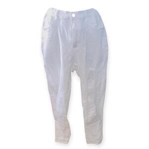 White Ripped Skinny Jeans